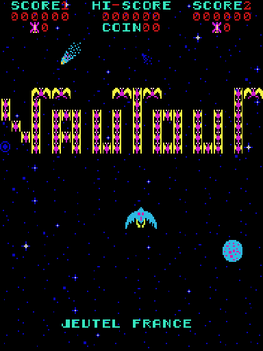 Vautour (bootleg of Phoenix) (8085A CPU) Title Screen